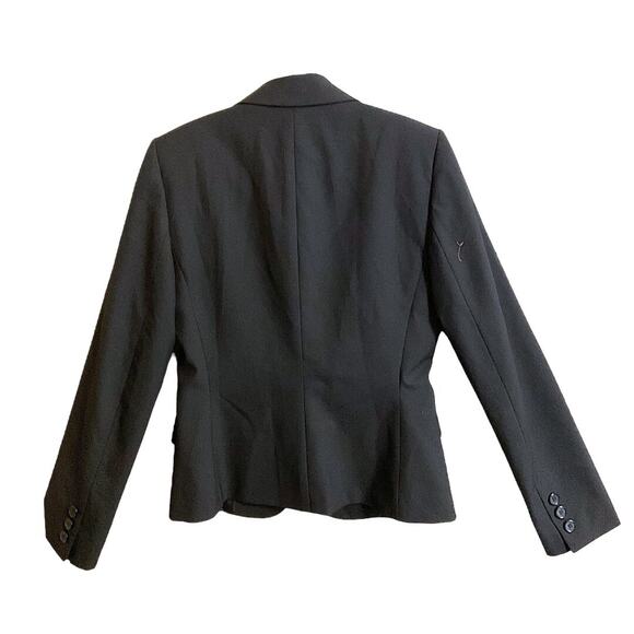 Tahari ASL Exclusively for Bloomingdale’s Black Notched Collar Size 2 Blazer - Picture 7 of 9